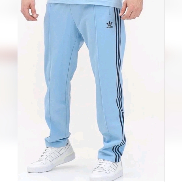 Adidas Classics Beckenbauer Track pants Mens Size M L XL Blue JP2525 - Picture 9 of 9